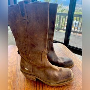 Rocket Dog Leather Boots Size 8.5